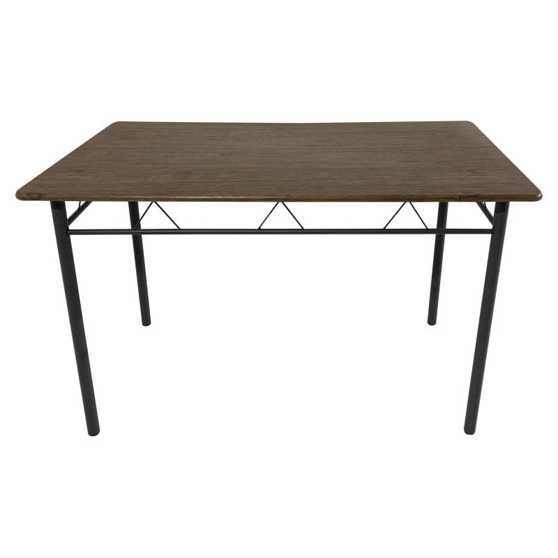 Tavolo Cecilia In Mdf Marrone E Metallo Grigio Scuro
Dimensione 120x70x74cm