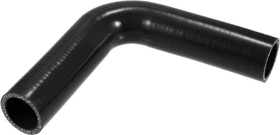 Slang in Silicone 90 Gradi - Connettore Universale - Diametro Interno 32 mm - Nero - Resistente ai Colpi - Materiale Duraturo - Slang di Raffreddamento