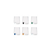 Assortimento Gamba de Vero Zafferano Bicchiere in vetro borosilicato box 6 pezzi