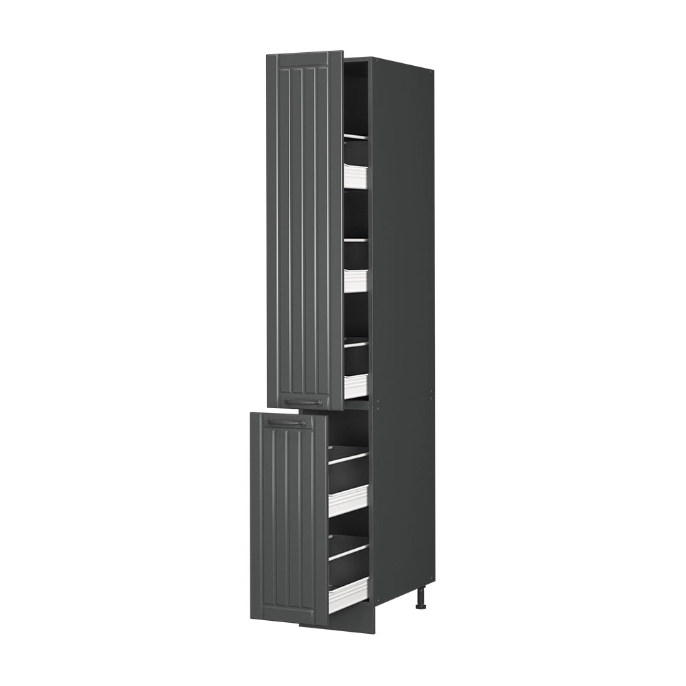 Vicco Mobiletto base per cucina Grigio scuro 30 cm