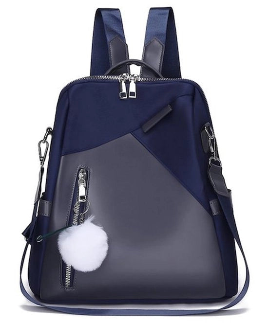 Borsa da donna, casual, per donne/ragazze/lavoro/viaggi, blu scuro, 30 x 12 x 25 cm
