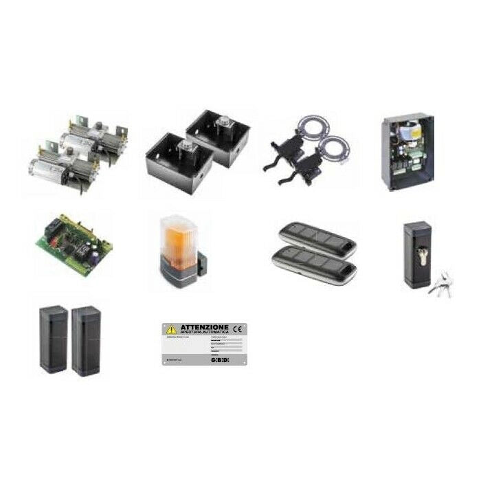 KIT AUOMAZIONE PER CANCELLI A BATTENTE 24 VDC GIBIDI KIT FLOOR884 K884/BFSLT