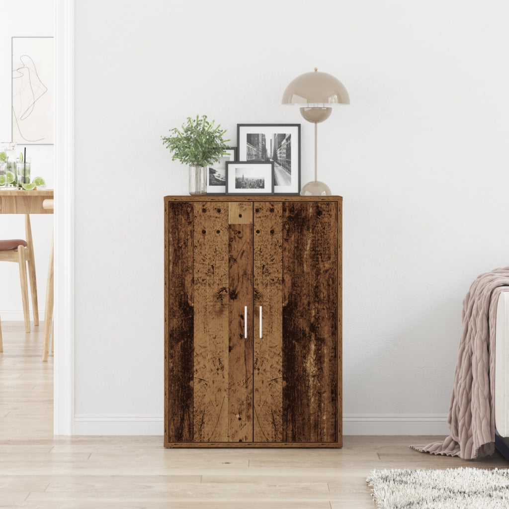 Credenza Legno Vecchio 60x31x84 cm Legno Ingegnerizzato