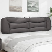 Cuscino Testiera Hvar Grigio 200 cm in Similpelle 374626