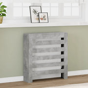 vidaXL Copertura Termosifone Grigio Cemento 78x20x82 Legno Multistrato