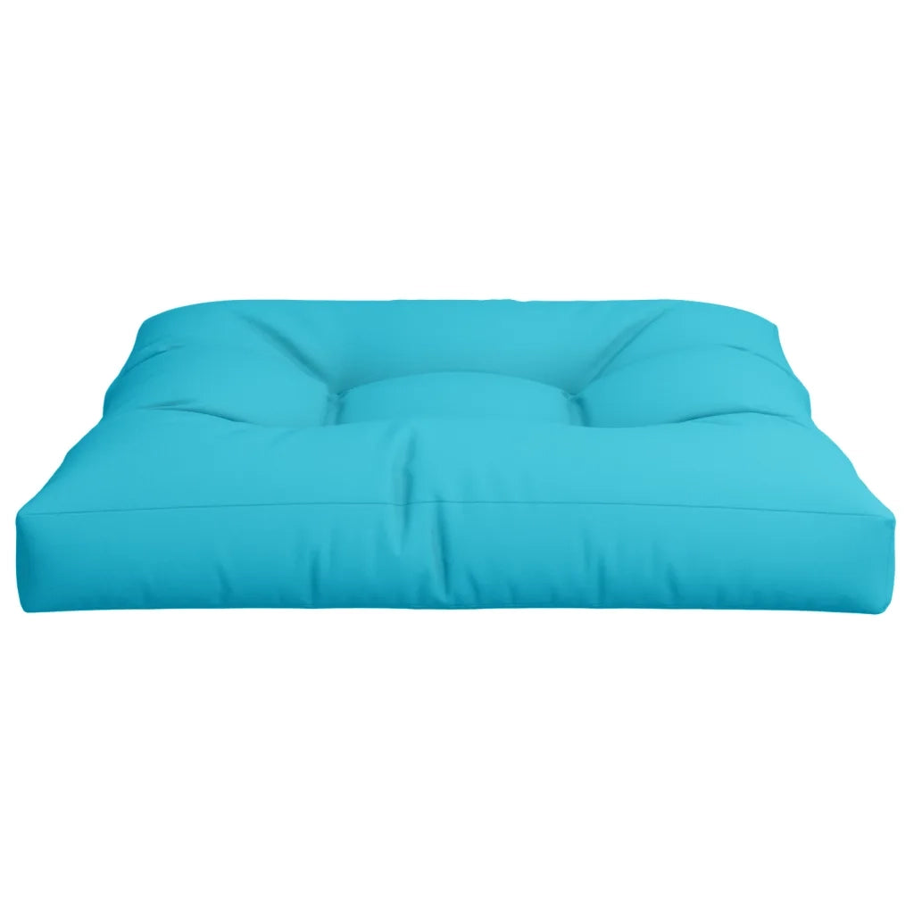 Cuscino per pallet | Cuscini per sedie Turchese 80x80x12 cm in Tessuto