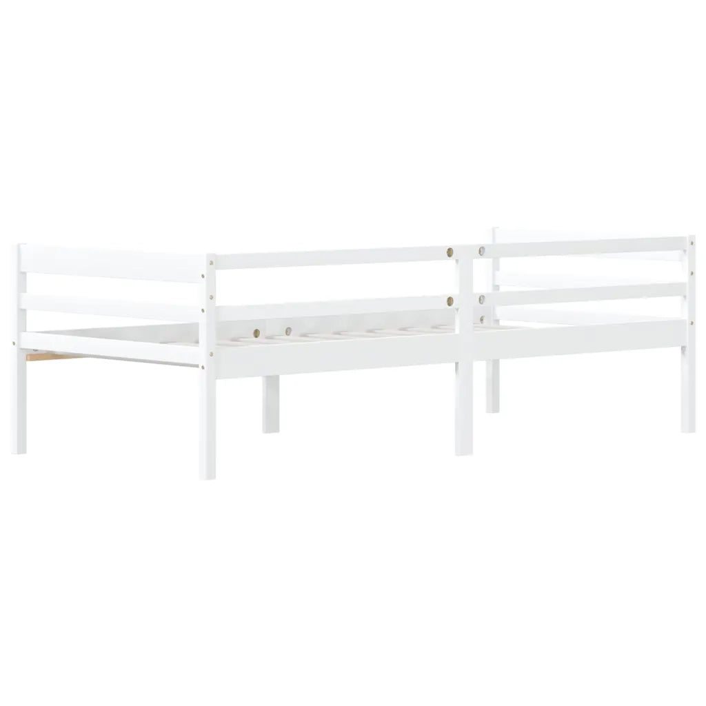 Giroletto Bianco in Legno Massello di Pino 90x200 cm cod mxl 61913