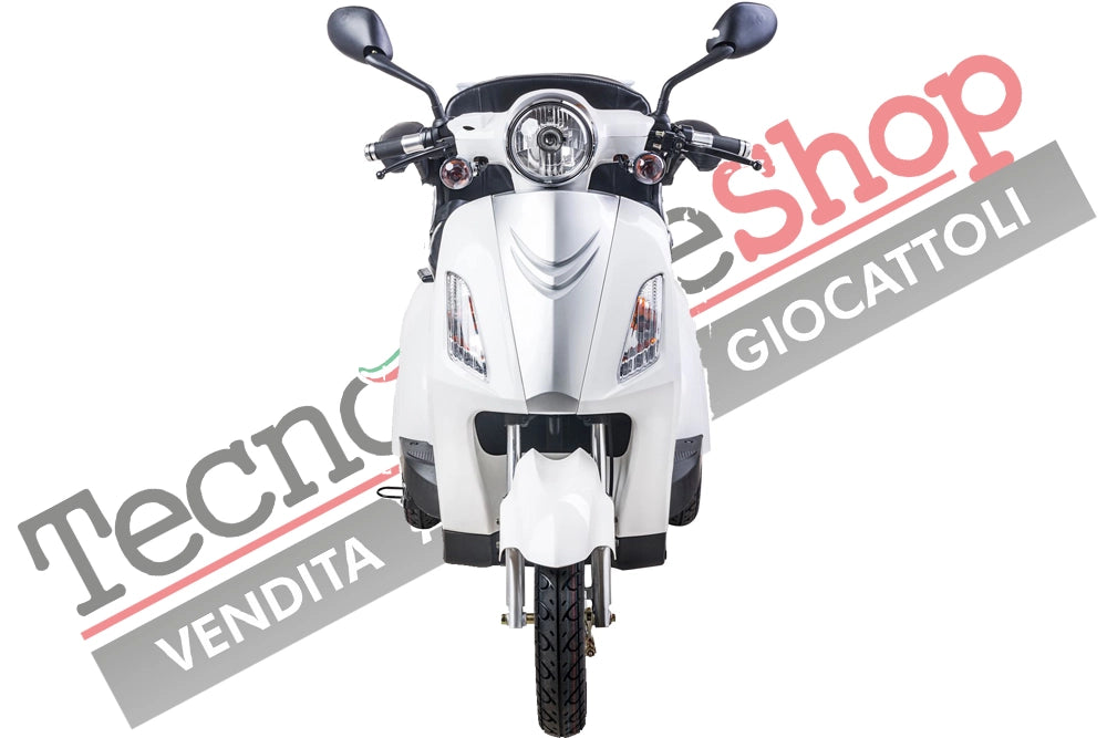 Scooter Z-TECH ZT-15-D "TRILUX PLUS" 3 RUOTE Differenziale per Disabili e Anziani -Bianco
