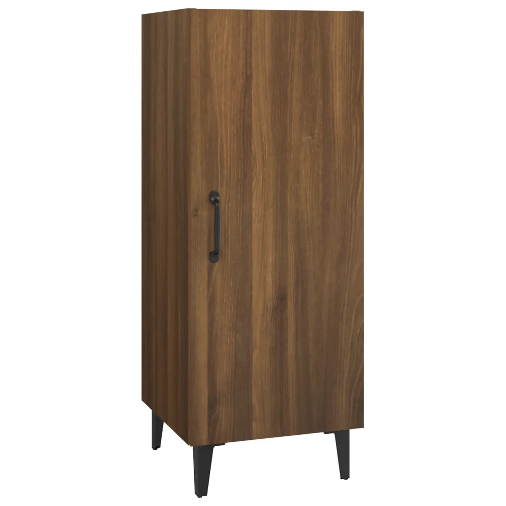 Credenza-Buffet-Armadio da cucina Rovere Marrone 34,5x34x90 cm in Legno Multistrato 695356