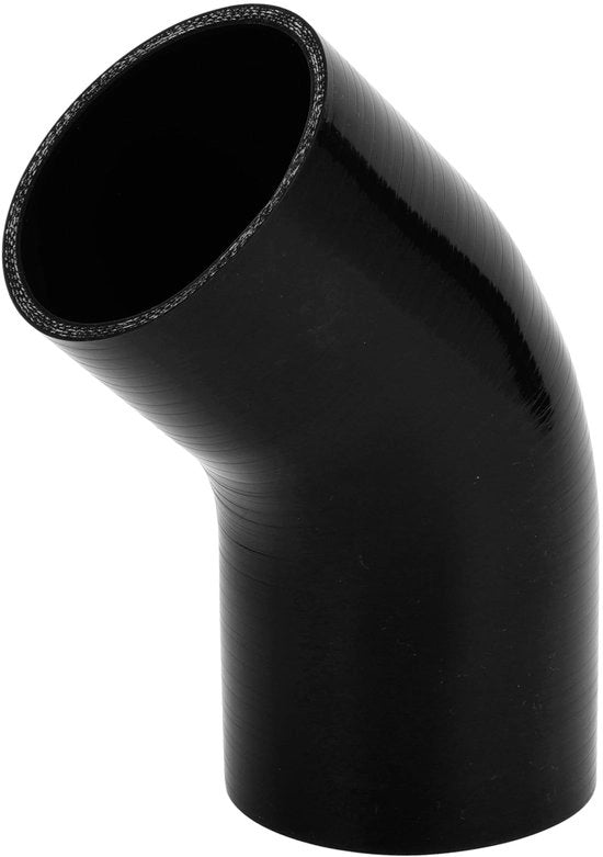 Slang di Silicone - 83mm di Diametro Interno - 90mm di Lunghezza - 45 Gradi - Resistente a Temperatura Elevata