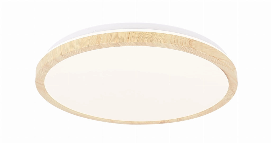 Plafoniera LED Candellux Gandava tonda 38cm 24W 4000K bianca