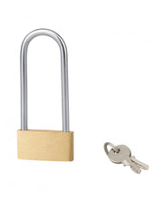 Lucchetto BASIC 40 mm con arco alto 48 mm in acciaio, 2 chiavi – SERRUPRIX