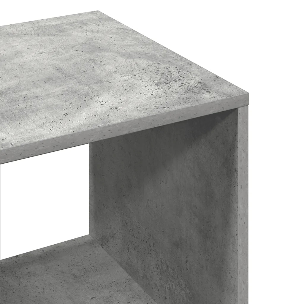 Armadio Grigio Cemento 80x40x110 cm in Legno Multistrato 808517