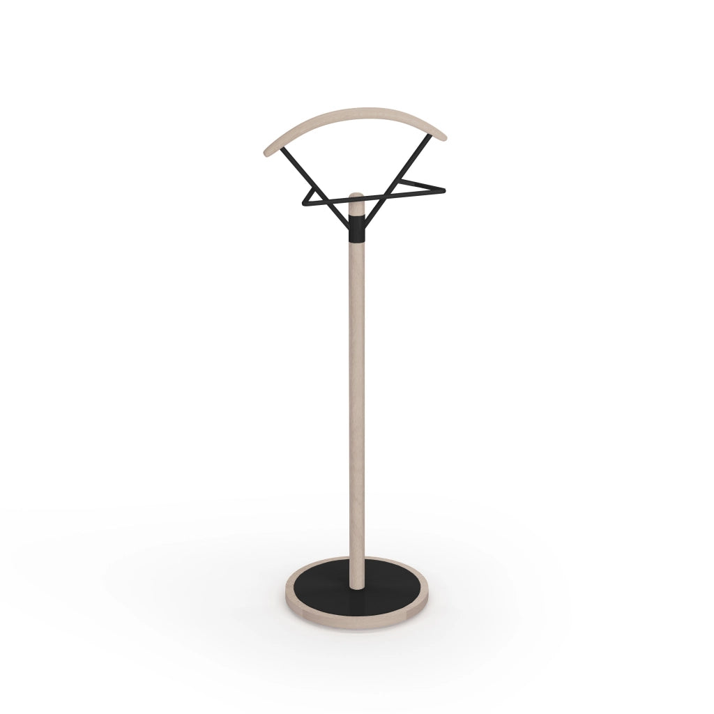 Servomuto Herdasa legno di faggio e metallo, rovere-nero 117x42x34cm