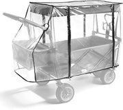 Carrello pieghevole per bambini - Protezione da pioggia - Dimensioni: 115 x 51 x 75 cm - Adatto per bambini - Utilizzo universale - Carrello portatile