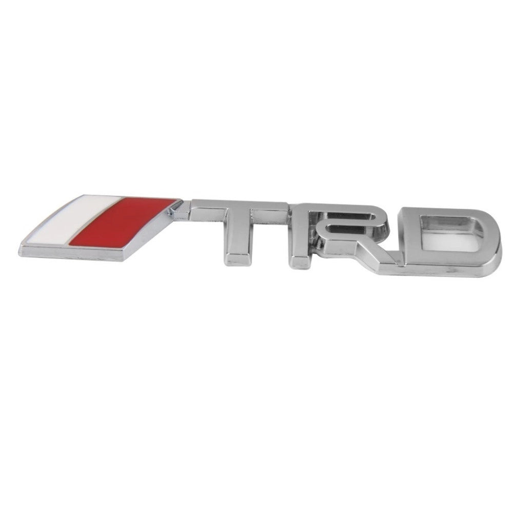 Trade Shop - Adesivo Decorazione 3d In Metallo Cromato Per Auto Figura Stemma Trd Sticker -