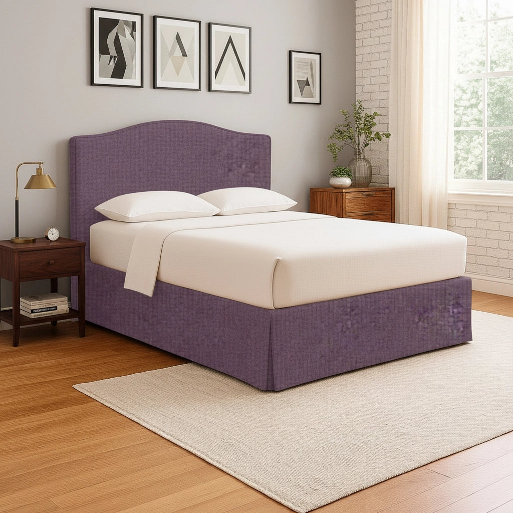 Batley, Letto Singolo Sfoderabile Made in Italy, Viola Lilla