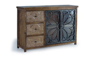 Credenza in legno di mango invecchiato