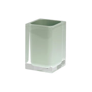 Portaspazzolini d'appoggio in resina RA98 Gedy serie RAINBOW Verde Menta