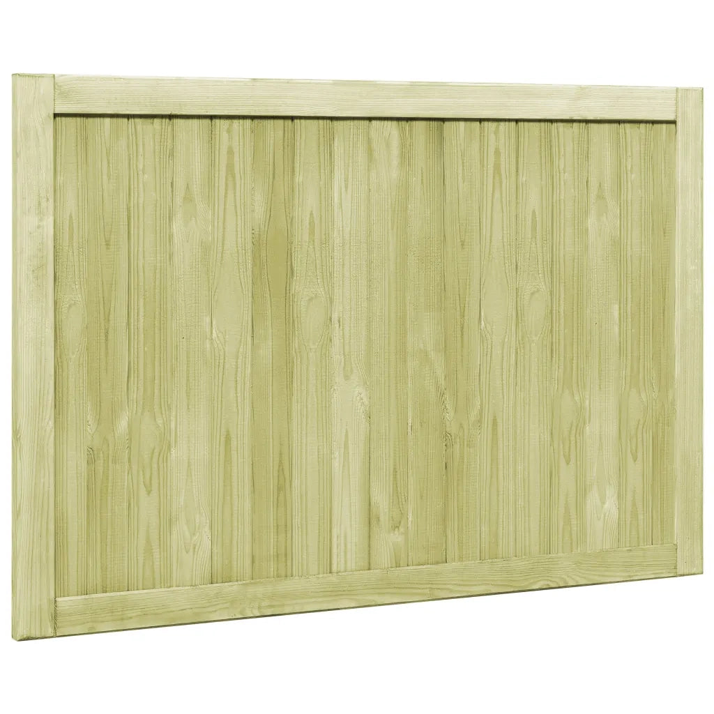 Cancelli da Giardino 2 pz in Pino Impregnato 300x100 cm cod mxl 40250