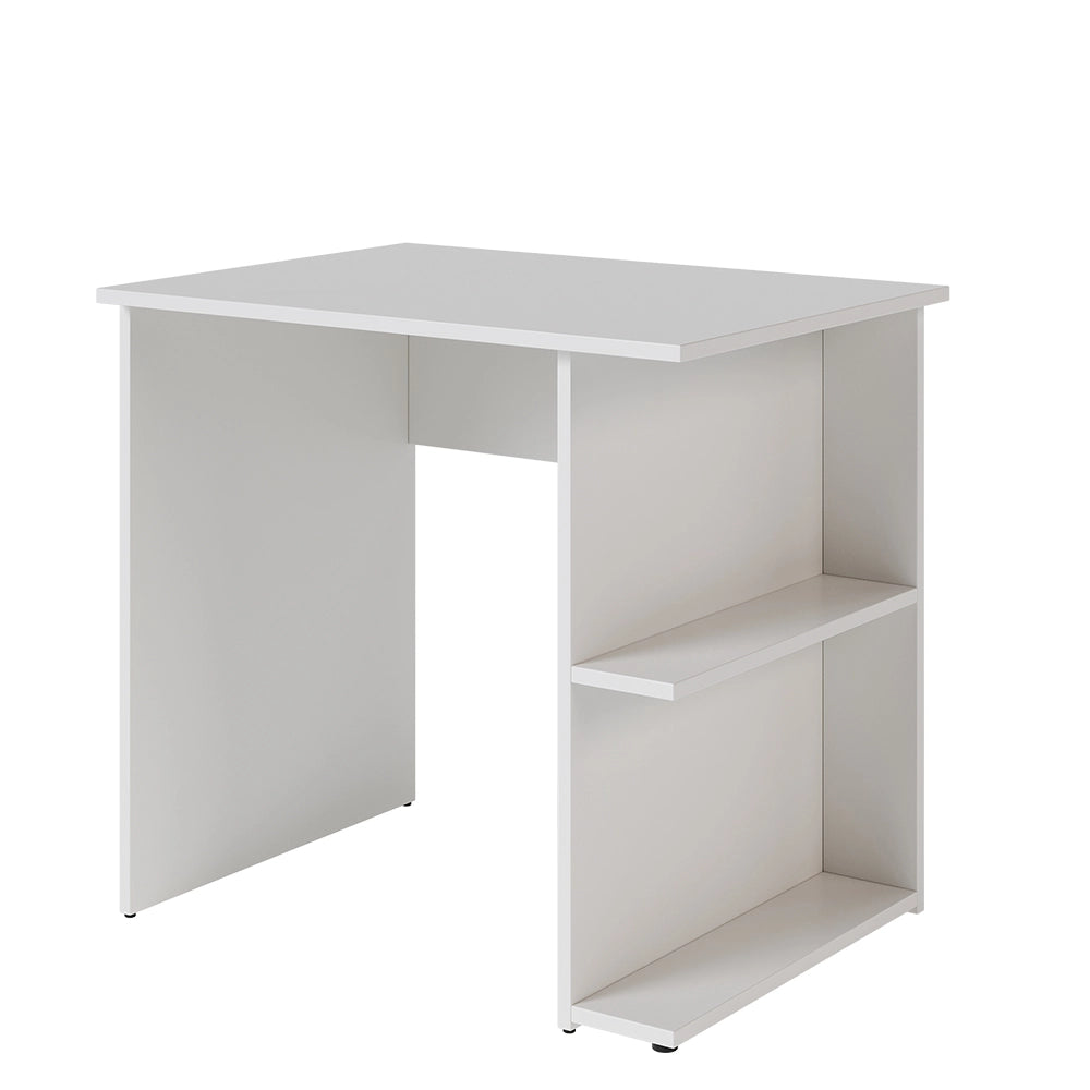 Vicco Scrivania con ripiani Bianco 82 x 60 cm