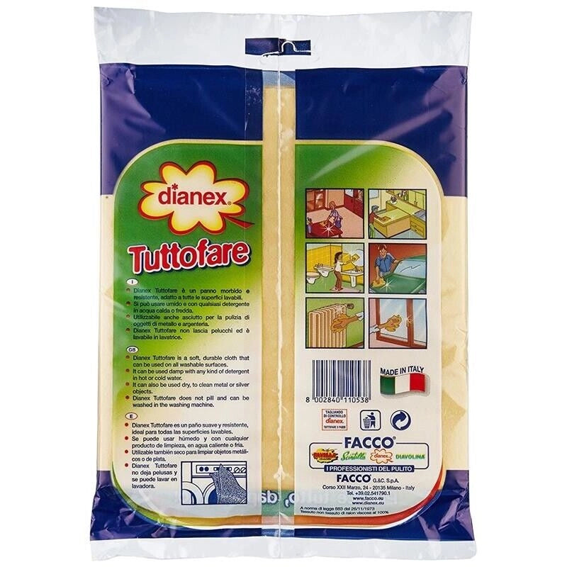 DIANEX PANNO TUTTOFARE IN CONFEZIONE DA 3 PEZZI