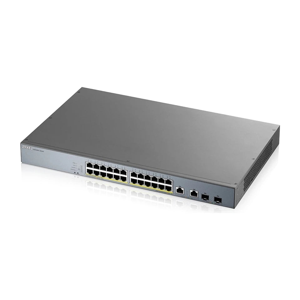Switch di rete Zyxel GS1350-26HP-EU0101F Gestito L2 Gigabit Ethernet (10/100/1000) Power over Ethernet (PoE) Grigio