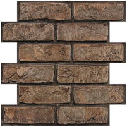 Pannelli per parete 3D a forma di pietra, 10 pezzi, 30 × 30 cm, rivestimento per parete look pietra, impermeabile, pannelli per parete PVC di alta qualità adesivi per parete a forma di mattonella per decorazione delle pareti interne