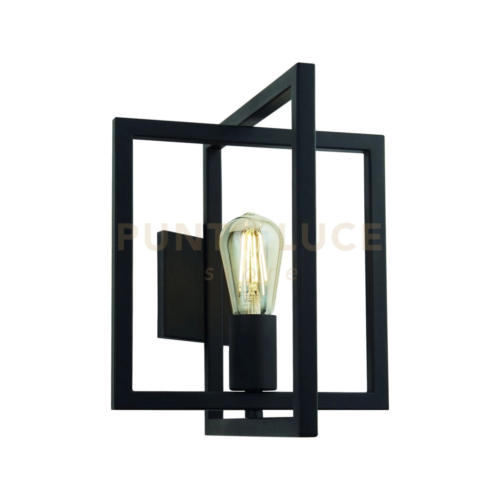 Applique Plaza - Metallo Nero Opaco