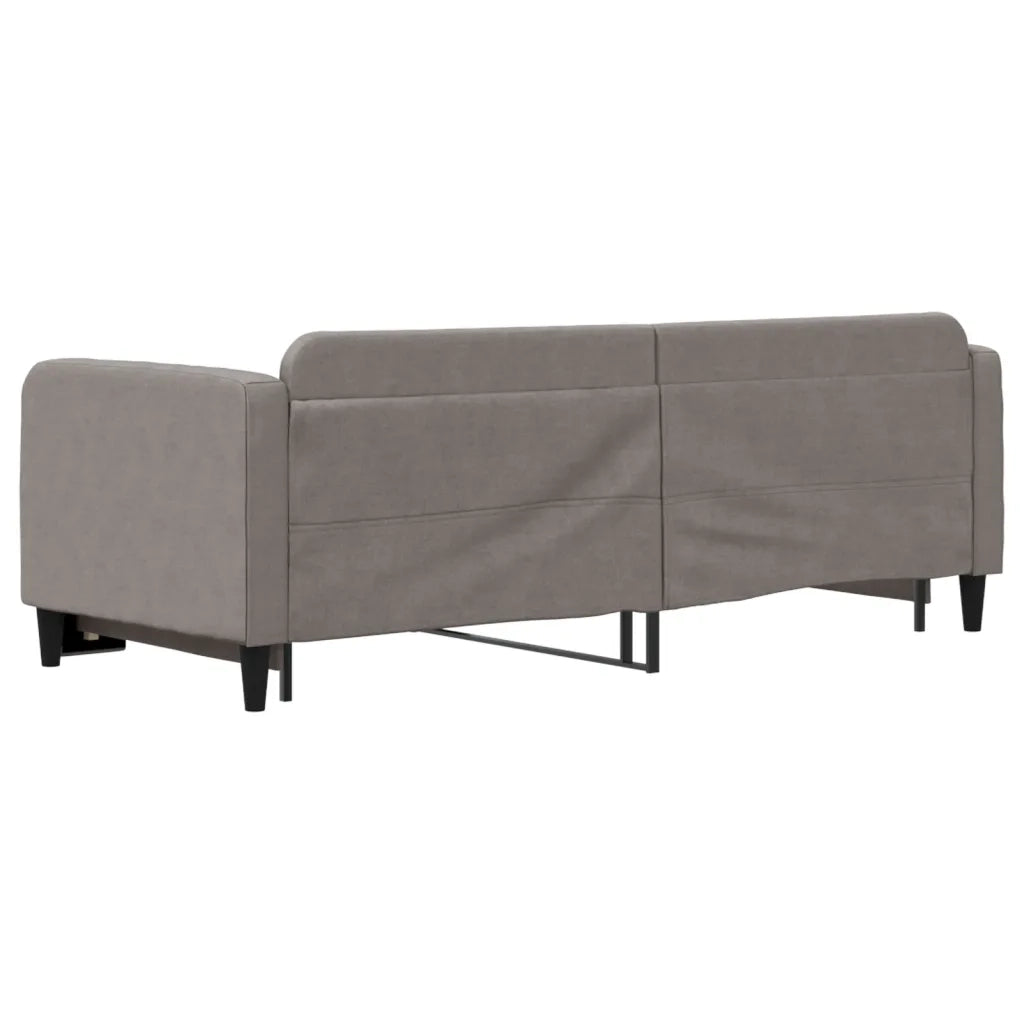 Divano letto | Sof¨¤ letto | Letto singolo Estraibile Tortora 80x200 cm Tessuto