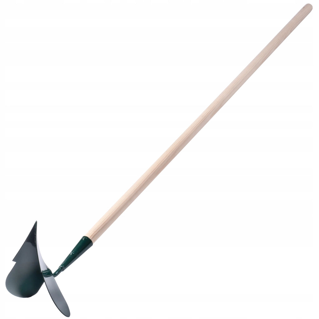 KADAX Ripper per patate manuale, piccolo aratro da giardino con vomere zigrinato da 145 cm