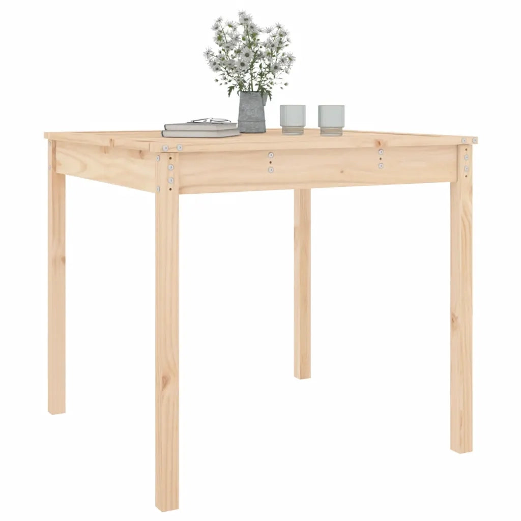 Tavolo da Giardino 82,5x82,5x76 cm in Legno Massello di Pino 823962