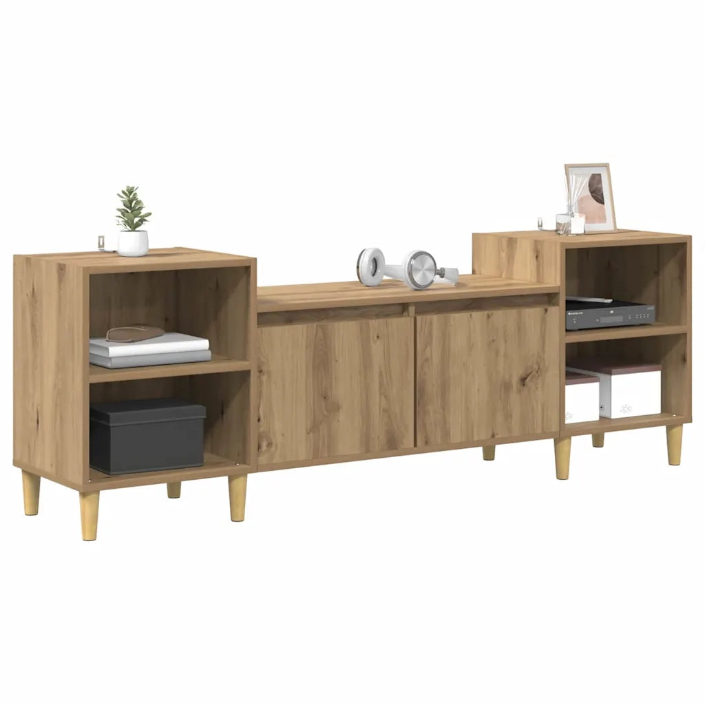 Mobile TV Rovere artigianale 160 x 35 x 55 cm Legno multistrato 881025