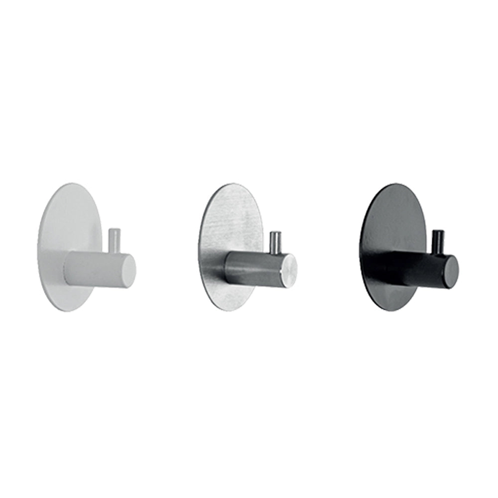 Appendini portasciugamani in acciaio bianco opaco Metal