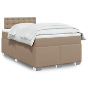 Giroletto a Molle con Materasso Cappuccino 120x190cm Similpelle 3286115