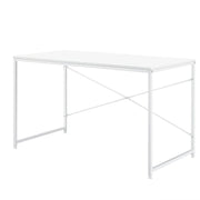 Scrivania per computer postazione di lavoro tavolo MDF 120 cm bianco 03_0003510