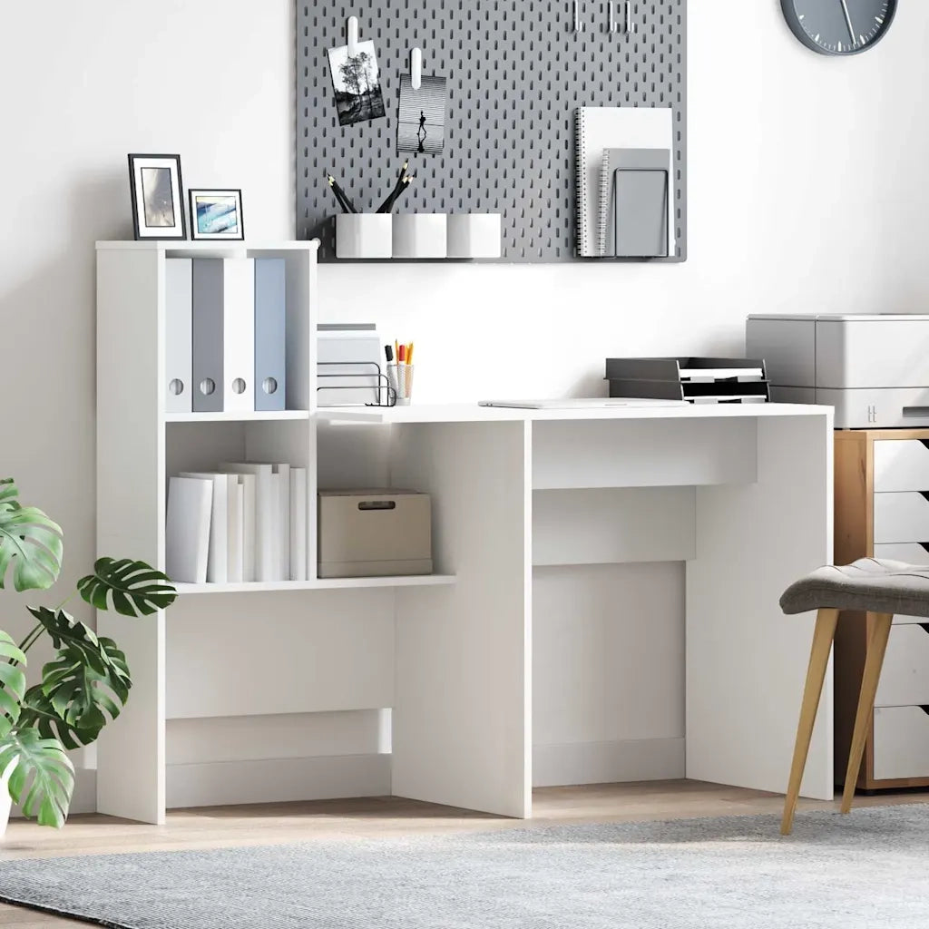 Scrivania Bianco 131,5 x 50 x 106,5 cm Legno multistrato 869298
