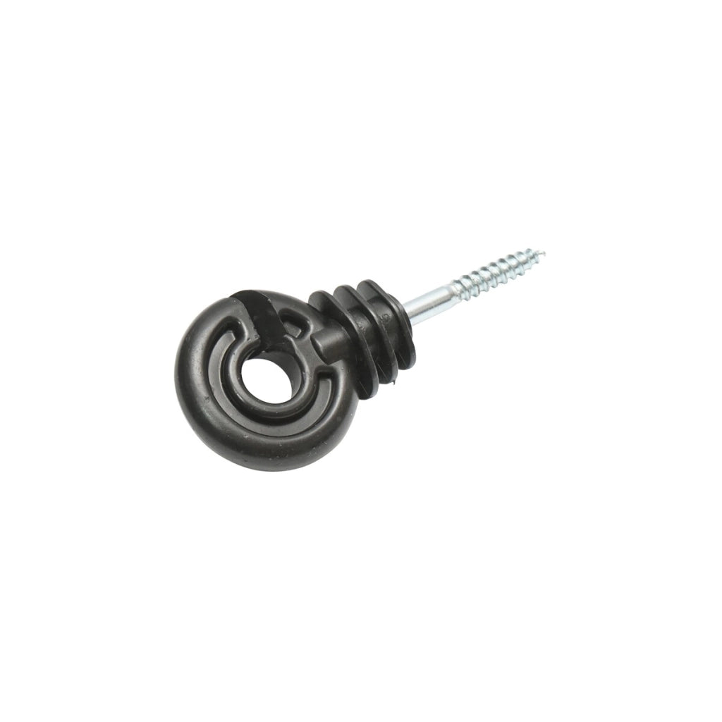 ISOLATORI PER RECINTO ELETTRICO ISOLATORI per Pali in Legno MATERIALE PP NERO OPACO isolatore recinzioni elettriche BRECKNER GERMANY