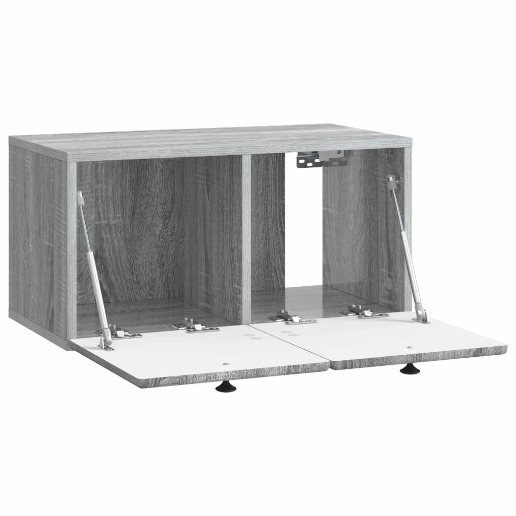 Mobile Porta TV da Muro 59,5 x 31 x 30 cm Sonoma grigio
