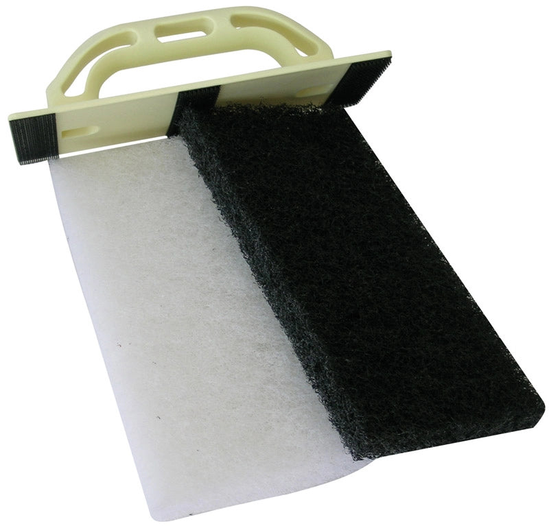 FRATTAZZO PER PIASTRELLE + 2 TAMPONI  cm. 25x12