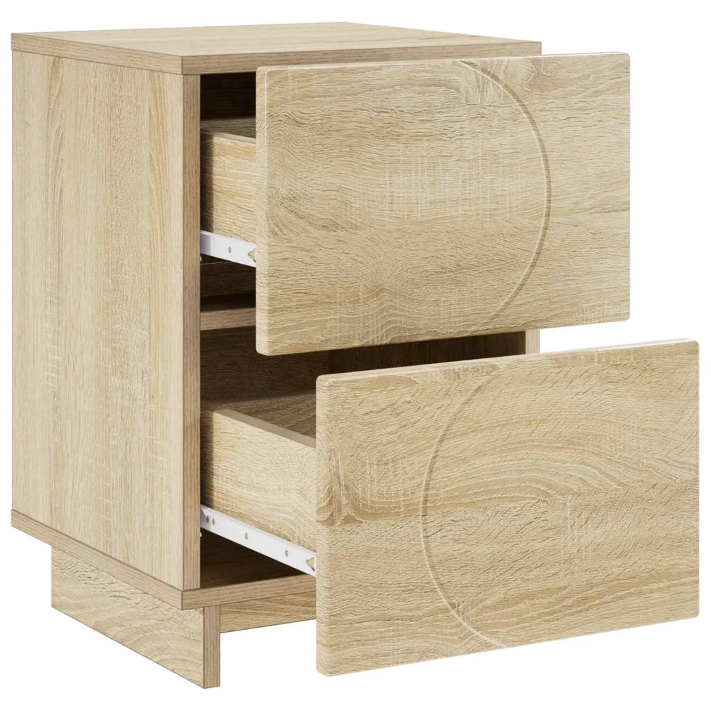 Armadio da Notte Rovere Sonoma 33,5 x 34,5 x 50 cm 8011391
