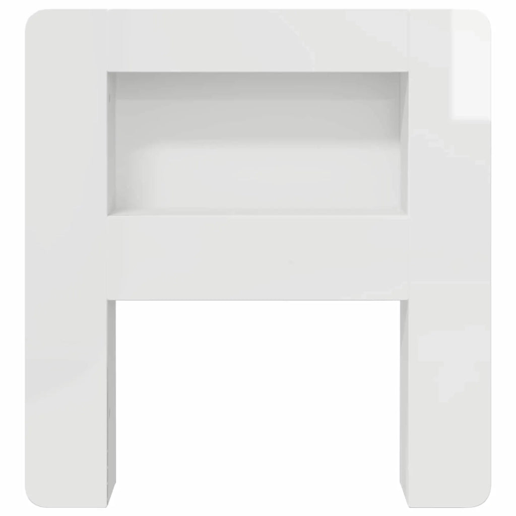 Testiera | Testata del letto Bianco Lucido Legno ingegnerizzato
