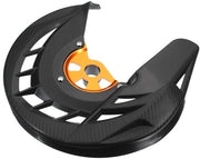 Protezione per Disco Frenante per KTM 125-530 SX/SXF/XC/XCF - Adatto per Dischi Frenanti fino a 275 mm - Materiale Polimero/Alluminio - Facile da Installare - Protezione per Disco Frenante