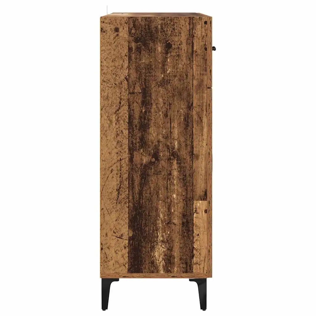 Credenza-Buffet-Armadio da cucina Legno vecchio 69,5 x 34 x 90 cm Legno multistrato 383615