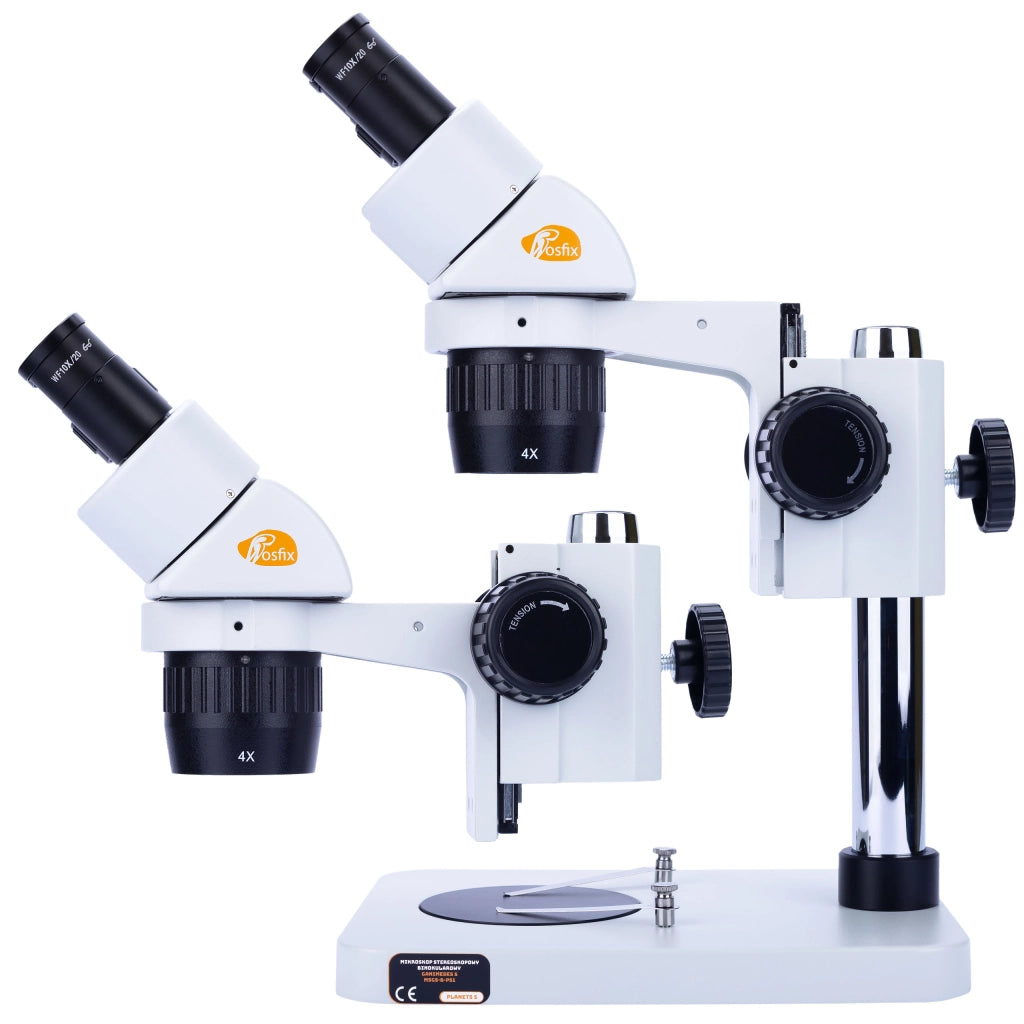 Microscopio Stereoscopico Binoculare Ganimedes S MSGS-B-PS1 – Testa Inclinata 45°, Zoom 20/40x, Oculare WF10x/20