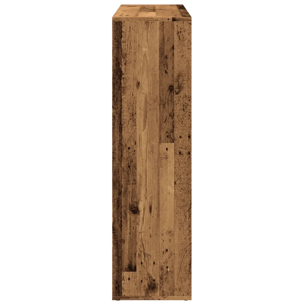 vidaXL Libreria Divisorio Legno Antico 102x29x103,5 cm in Truciolato