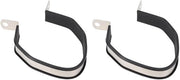 Uscita Demper in Acciaio Inossidabile - Esagono - Fissaggio Universale - 2 Pezzi - Lunghezza 16,5 cm - Maggiore Stabilità - Colletto di Scarico