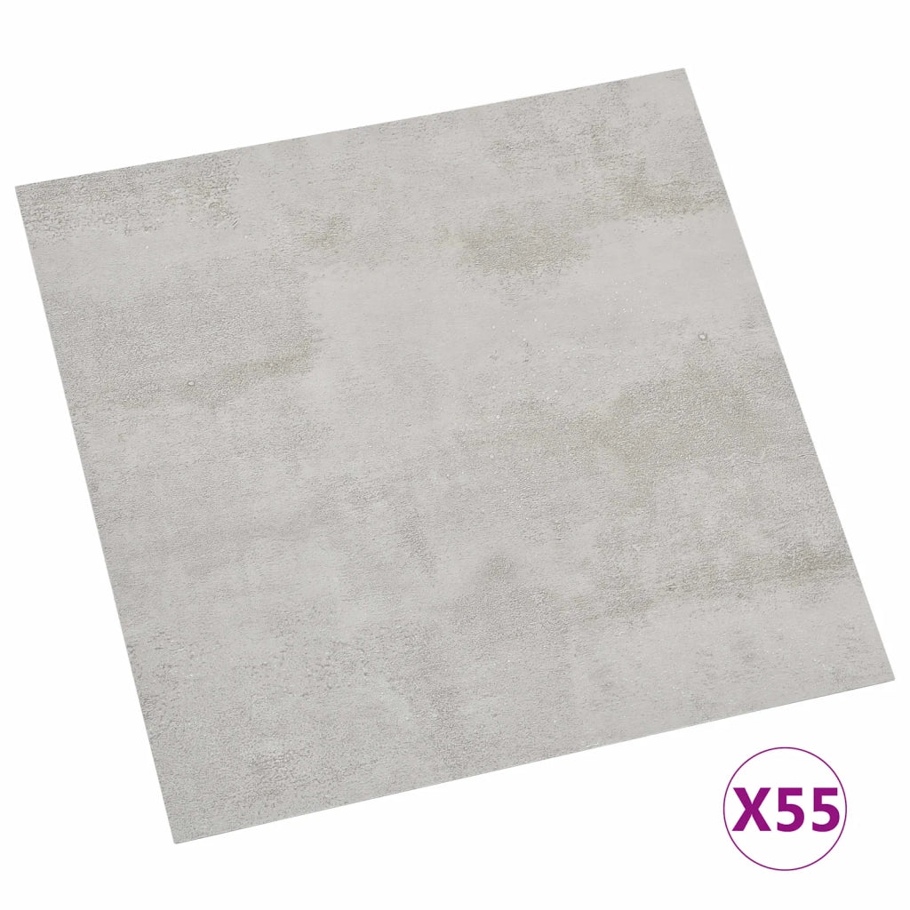 Tavole per Pavimenti 5,11 m2 55 pz PVC Grigio e Grigio Chiaro CFW9341812