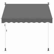 Tenda da Sole | Tenda retrattile manuale Grigio Chiaro 300 cm