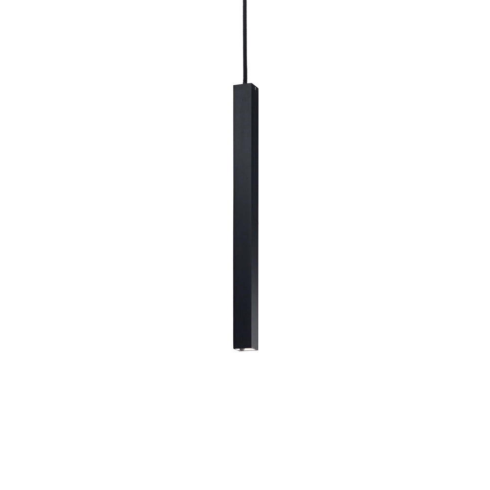 Sospensione Square Moderna Ultrathin Metallo Cromo Led 11,5W 3000K D40